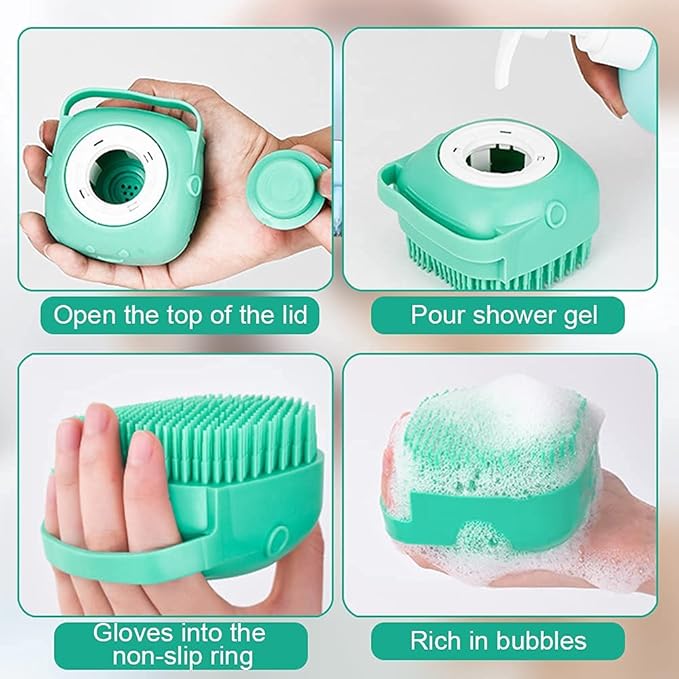 BloomHaven™ Dog Bath Brush