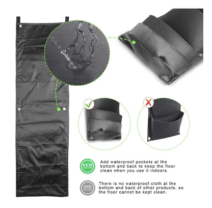 ClutterFree™ Vertical Flower Pots