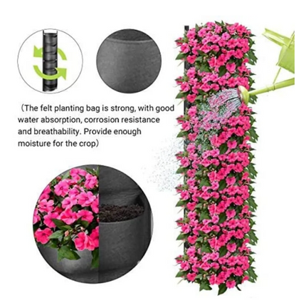 ClutterFree™ Vertical Flower Pots