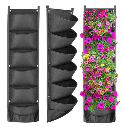 ClutterFree™ Vertical Flower Pots