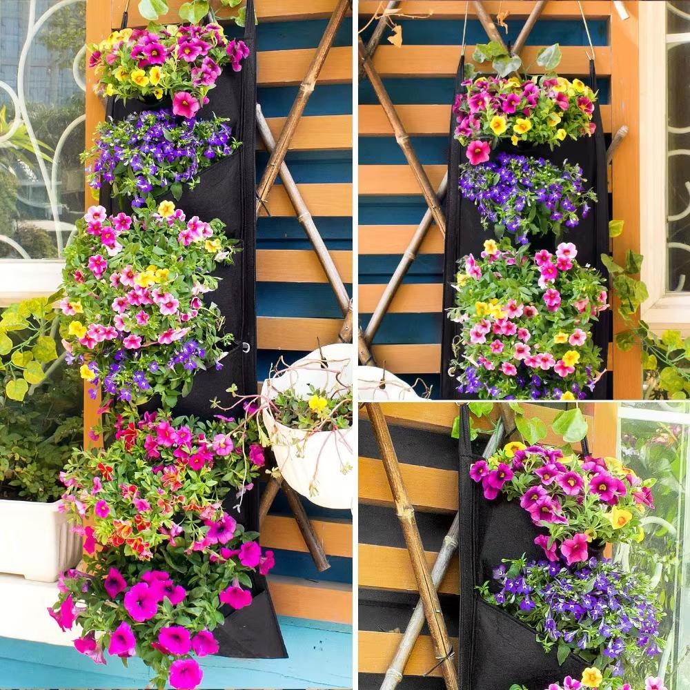 ClutterFree™ Vertical Flower Pots